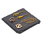 Slate Jewelry Display Pedestals, Jewelry Holder Tray for Necklace, Earring Storage, Square, Black, 10.1x10.1x0.75cm