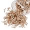 Glass Bugle Beads, Silver Lined, Wheat, 6~8x1.8mm, Hole: 0.6mm, 10000pcs/pound