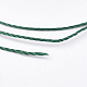 ポリエステル糸  カスタム織りジュエリー作りのために  濃い緑  0.5mm  約480m /ロール NWIR-K023-0.5mm-08-2