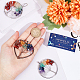SUNNYCLUE 1 Box 6Pcs Tree of Life Charms 7 Chakra Stones Large Charm Handmade Natural Amethyst Quartz Wire Wrapped Crystal Germstone Chip Beads Charms Chakra Energy Charms for Jewelry Making Charm G-SC0002-36-3
