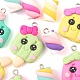 40Pcs 10 Style Handmade Polymer Clay Charms CLAY-LS0001-13-4