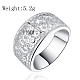 Latón elegante de la vendimia del estilo ahueca los anillos de metal RJEW-EE0002-006P-G-2