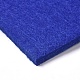 不織布刺繍針フェルト  DIYの工芸品について  ブルー  14x0.5cm  約2m /ロール DIY-WH0156-65-2