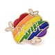 Pride Rainbow Theme Enamel Pins JEWB-G031-01M-1