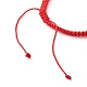 Valentinstag verstellbare Nylonfaden geflochtene Perlenarmbänder Sets BJEW-JB06238-9
