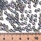 6/0 perles de rocaille rondes en verre SEED-US0003-4mm-172-3