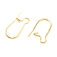 Brass Hoop Earring Findings KK-F824-009G-2