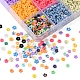 97.5g 15 couleurs ensemble de perles en argile polymère faites à la main CLAY-YW0001-51-3