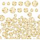 Pandahall Elite 60 Stück 3 Stil 18 Karat vergoldete Abstandsperlen aus Messing KK-PH0009-51-1
