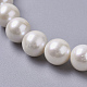 Naturali di acqua dolce perla perline PEAR-D028-1-1