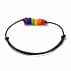 Braccialetto orgoglio arcobaleno BJEW-F419-01-3