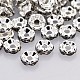 Brass Rhinestone Spacer Beads RB-A014-L5mm-12S-NF-1