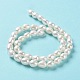 Fili di perle di perle d'acqua dolce coltivate naturali PEAR-Z002-18-3