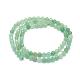 Natürlichen grünen Aventurin Perlen Stränge G-E411-37-4mm-2