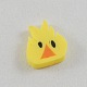 Gelbe Farbe Vogel Polymer Clay Nagelkunstdekoration für Mode Nagelpflege X-CLAY-Q132-5-1