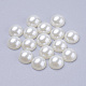 Half Round Domed Imitated Pearl Acrylic Cabochons OACR-H001-7-1