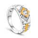 SHEGRACE 925 Sterling Silver Finger Ring JR540A-02-1