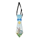 Cravate en feutre à paillettes sur le thème de Pâques AJEW-C030-01C-1