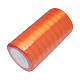 シングルフェイスサテンリボン  ポリエステルリボン  オレンジ  サイズ：幅約5/8インチ（16mm）  25ヤード/ロール（22.86メートル/ロール）  250ヤード/グループ（228.6メートル/グループ）  10のロール/グループ SRIB-Y024-3