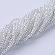Chapelets de perles en verre nacré X-HY-3D-B01-3