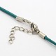 Leather Cord Necklace Making MAK-F002-04-3