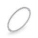 304 Stainless Steel Round Beaded Hinged Bangle JB758A-1