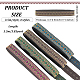 FINGERINSPIRE 15.3 Yards 4 Colors Jacquard Ribbon Trim Vintage Embroidered Polyester Ribbons with Waving & Rhombus Pattern 3/4