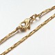 Brass Chain Necklaces MAK-F013-03G-2