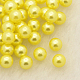 Perles rondes en plastique ABS imitation perle MACR-F033-8mm-23-1