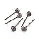 Iron Hair Bobby Pin Findings IFIN-L032-04R-NF-1