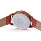 Imitation Leather Quartz Wristwatches WACH-D072-01-3