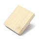 Présentoirs de boucle d'oreille en bois rectangle EDIS-R027-03A-3