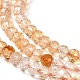 Chapelets de perles de citrine naturelle G-Q002-B04-03-4