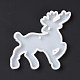 Christmas Reindeer Pendant Silicone Molds DIY-K051-27-1