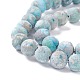 Natural Pyrite & Turquoise Beads Strands G-K317-A21-3