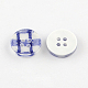 4-Rondelle botones de plástico BUTT-R036-03-2