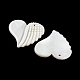 Natural Freshwater Shell Pendants BSHE-G034-18-2
