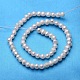 Hebras de perlas de perlas de agua dulce cultivadas naturales de papa X-PEAR-E007-5-6mm-2