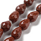 Chapelets de perles en jaspe rouge naturel G-P520-B04-01-1