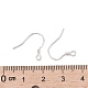 Crochets d'oreilles en 925 argent sterling STER-E046-01S-3
