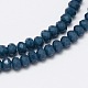 Chapelets de perles en rondelles facettées en verre X-GLAA-M028-2mm-A05-2