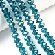 Electroplate Glass Beads Strands EGLA-A034-T8mm-A33-4