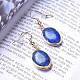 Natural Lapis Lazuli Pendant Jewelry Sets SJEW-JS01130-03-11
