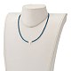 (vente de bijoux fêtes d'usine) colliers pendentif lettre coquille naturelle NJEW-JN03304-04-3