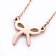 304 Stainless Steel Pendant Necklaces NJEW-I232-18RG-3