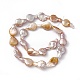 Perle keshi naturali barocche PEAR-N020-L26-5