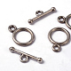 Tibetan Style Alloy Toggle Clasps X-LF1185Y-NF-2