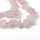 Chapelets de perles en quartz rose naturel X-F007-3