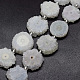 Cuentas de cristal de cuarzo druzy natural hebras G-F582-A15-1