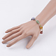 Chakra Jewelry Natural Gemstone Beaded Bracelets BJEW-JB03552-5